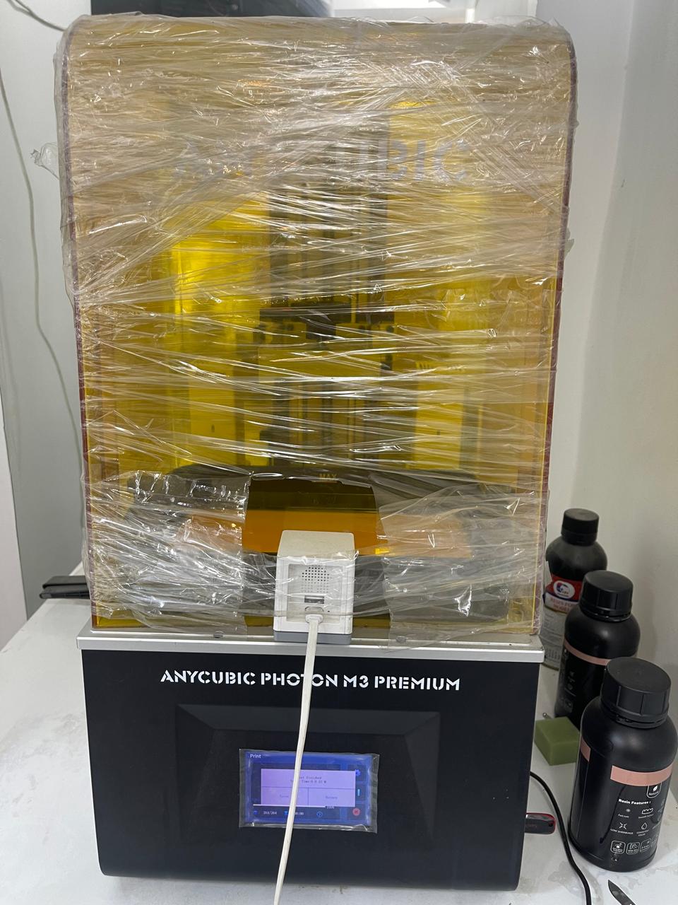 In-house 3D printer used to produce dental models and appliances